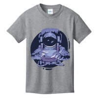 Astronaut Floating In Space Kids T-Shirt