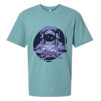 Astronaut Floating In Space Sueded Cloud Jersey T-Shirt