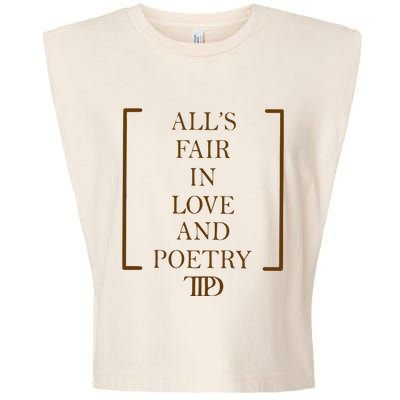 AllS Fair In Love And Poetry 2 Side Ttpd Garment-Dyed Women's Muscle Tee