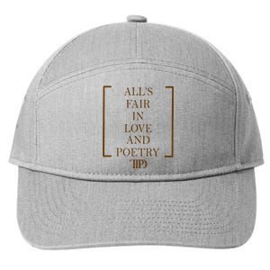 AllS Fair In Love And Poetry 2 Side Ttpd 7-Panel Snapback Hat