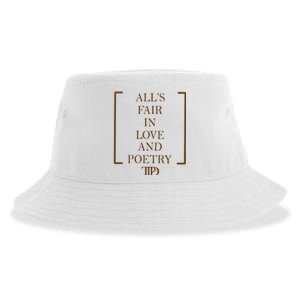 AllS Fair In Love And Poetry 2 Side Ttpd Sustainable Bucket Hat