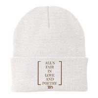 AllS Fair In Love And Poetry 2 Side Ttpd Knit Cap Winter Beanie