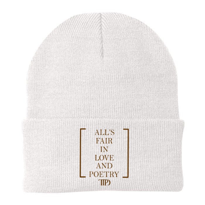 AllS Fair In Love And Poetry 2 Side Ttpd Knit Cap Winter Beanie