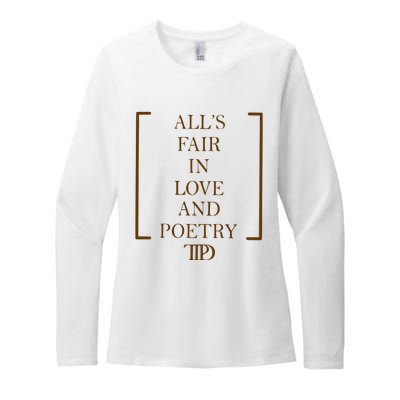 AllS Fair In Love And Poetry 2 Side Ttpd Womens CVC Long Sleeve Shirt