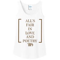 AllS Fair In Love And Poetry 2 Side Ttpd Ladies Essential Tank