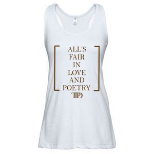 AllS Fair In Love And Poetry 2 Side Ttpd Ladies Essential Flowy Tank