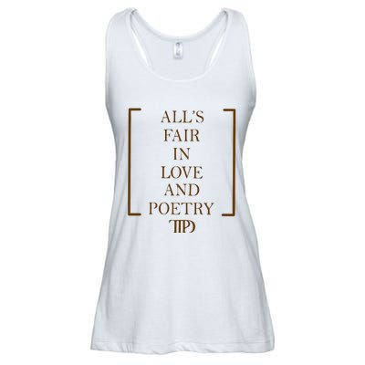 AllS Fair In Love And Poetry 2 Side Ttpd Ladies Essential Flowy Tank