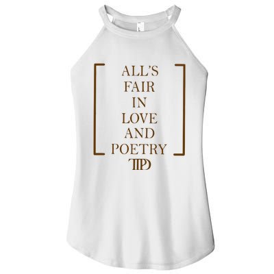 AllS Fair In Love And Poetry 2 Side Ttpd Women's Perfect Tri Rocker Tank