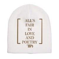 AllS Fair In Love And Poetry 2 Side Ttpd Short Acrylic Beanie