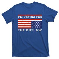 American Flag IM Voting For The Outlaw Trump 2024 T-Shirt