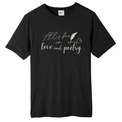 Alls Fair In Love & Poetry Valentines Day Tall Fusion ChromaSoft Performance T-Shirt