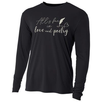 Alls Fair In Love & Poetry Valentines Day Cooling Performance Long Sleeve Crew