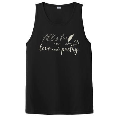 Alls Fair In Love & Poetry Valentines Day PosiCharge Competitor Tank