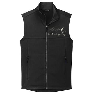 Alls Fair In Love & Poetry Valentines Day Collective Smooth Fleece Vest