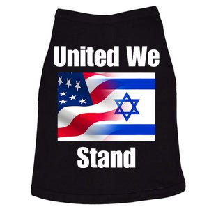 American Flag Israel Flag United We Stand Doggie Tank