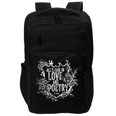 AllS Fair In Love And Poetry The Tortured Poets Impact Tech Backpack