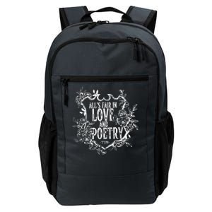 AllS Fair In Love And Poetry The Tortured Poets Daily Commute Backpack