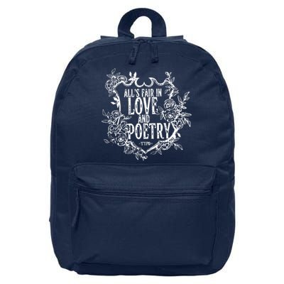 AllS Fair In Love And Poetry The Tortured Poets 16 in Basic Backpack