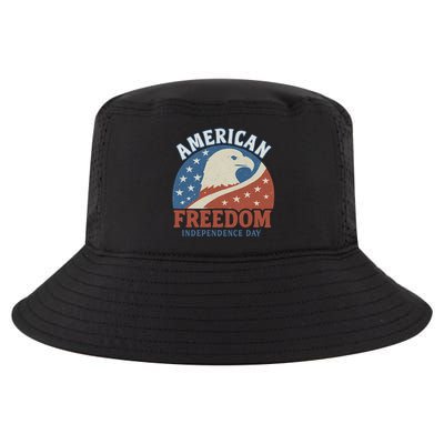 American Freedom Independence Day Cool Comfort Performance Bucket Hat
