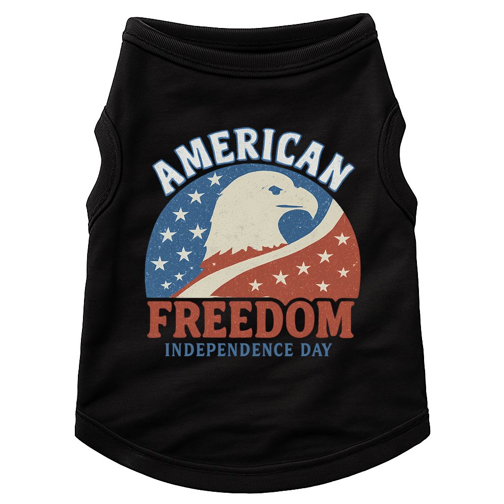 American Freedom Independence Day Doggie Tank
