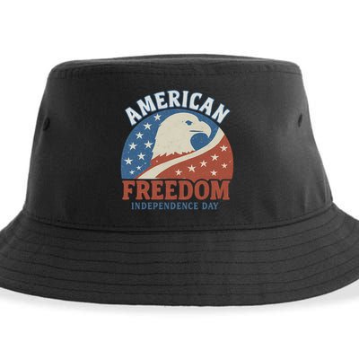 American Freedom Independence Day Sustainable Bucket Hat