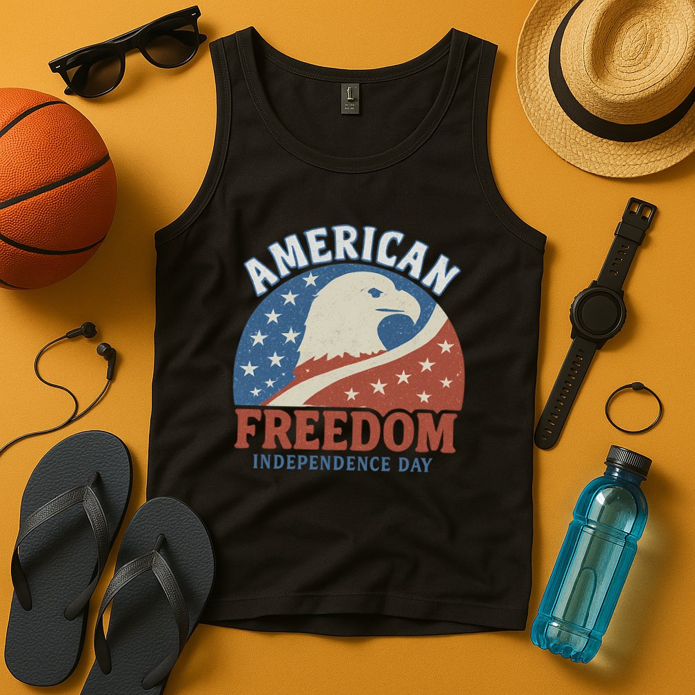 American Freedom Independence Day Tank Top
