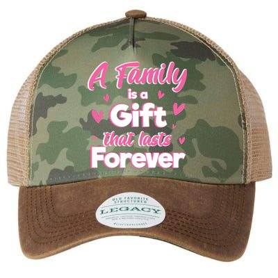 A Family Is A That Last Forever Great Gift Sister Sibling Gift Legacy Tie Dye Trucker Hat