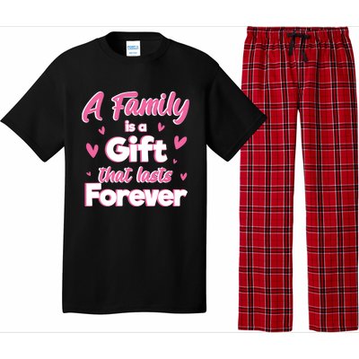 A Family Is A That Last Forever Great Gift Sister Sibling Gift Pajama Set