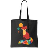 Abstract Fox Illustration Pattern Bag