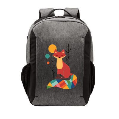 Abstract Fox Illustration Pattern Vector Backpack