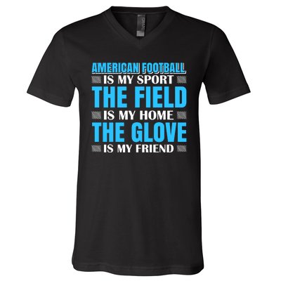 American Football Is My Sport V-Neck T-Shirt