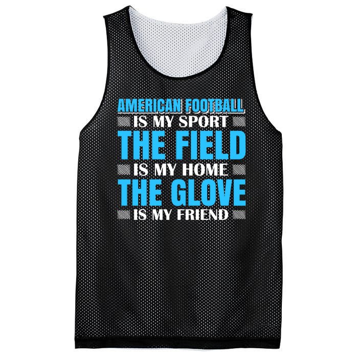 American Football Is My Sport Mesh Reversible Basketball Jersey Tank