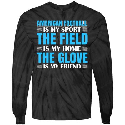 American Football Is My Sport Tie-Dye Long Sleeve Shirt