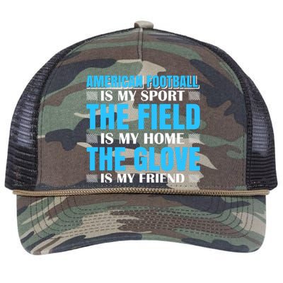 American Football Is My Sport Retro Rope Trucker Hat Cap