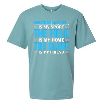 American Football Is My Sport Sueded Cloud Jersey T-Shirt