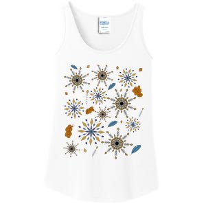 Autumn Fall Inspired Design Falling Leaves Nature Bird Ladies Essential Tank