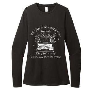 AllS Fair In Love & Poetry Funny Valentines Day Womens CVC Long Sleeve Shirt