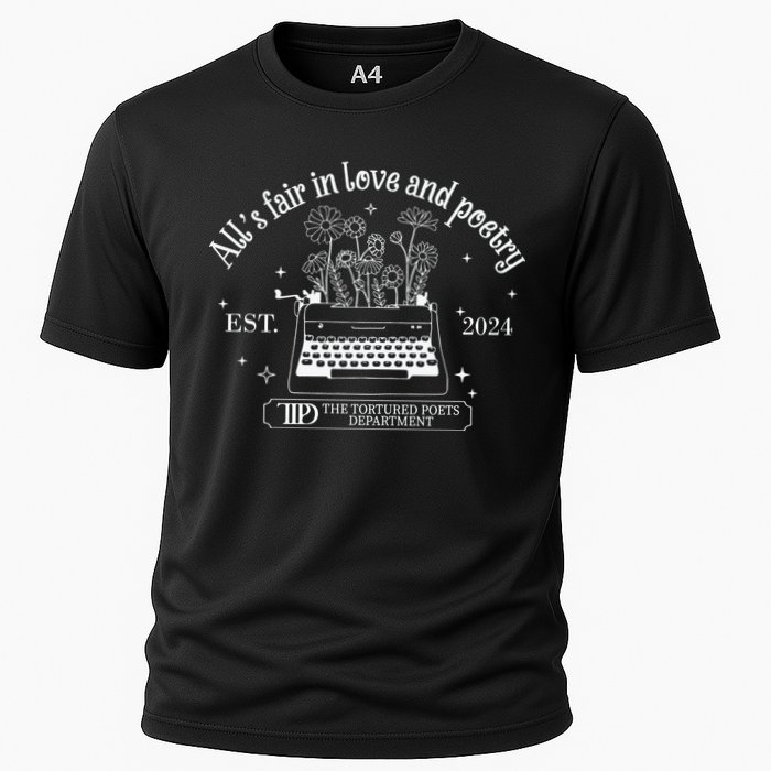 Alls Fair In Love And Poetry Est 2024 Ttpd Cooling Performance Crew T-Shirt