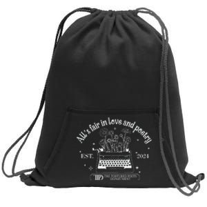 Alls Fair In Love And Poetry Est 2024 Ttpd Sweatshirt Cinch Pack Bag