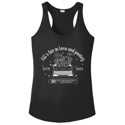 Alls Fair In Love And Poetry Est 2024 Ttpd Ladies PosiCharge Competitor Racerback Tank