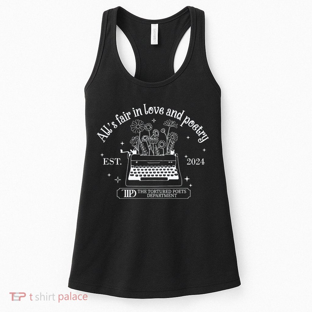 Alls Fair In Love And Poetry Est 2024 Ttpd Womens Tank Top