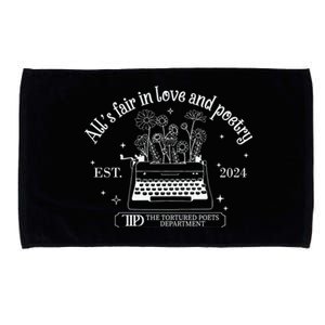 Alls Fair In Love And Poetry Est 2024 Ttpd Microfiber Hand Towel