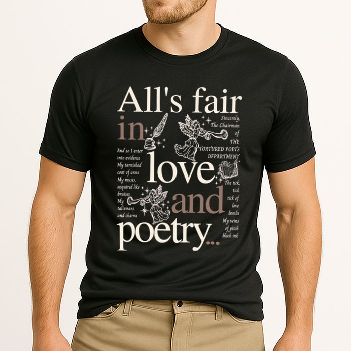 Alls Fair In Love And Poetry Taylor New Song Ttpd Cooling Performance Crew T-Shirt