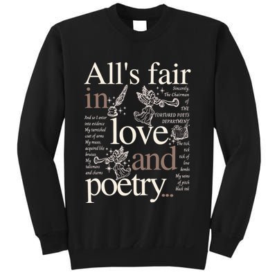 Alls Fair In Love And Poetry Taylor New Song Ttpd Sweatshirt