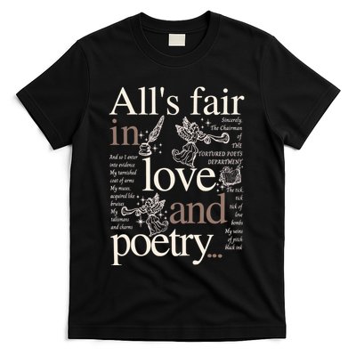 Alls Fair In Love And Poetry Taylor New Song Ttpd T-Shirt
