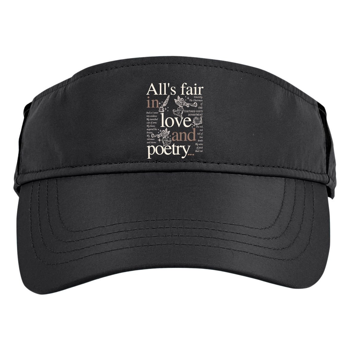 Alls Fair In Love And Poetry Taylor New Song Ttpd Adult Drive Performance Visor