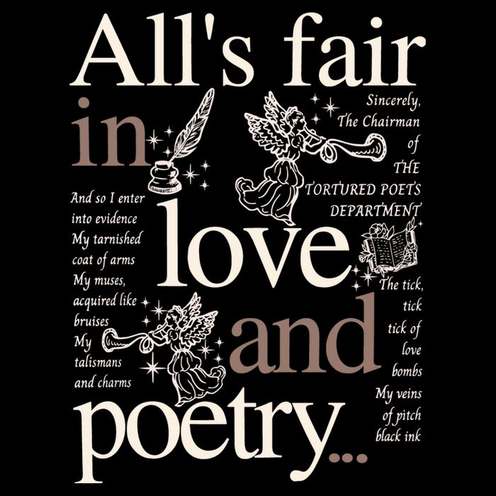 Alls Fair In Love And Poetry Taylor New Song Ttpd Flat Bill Trucker Hat