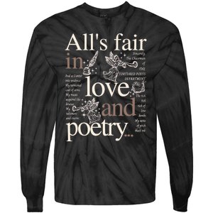 Alls Fair In Love And Poetry Taylor New Song Ttpd Tie-Dye Long Sleeve Shirt