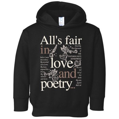 Alls Fair In Love And Poetry Taylor New Song Ttpd Toddler Hoodie