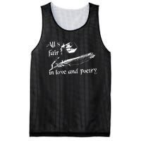 AllS Fair In Love & Poetry Funny Valentines Day Mesh Reversible Basketball Jersey Tank